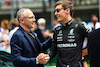 GP AUSTRIA, Stefano Domenicali (ITA), Liberty Media e George Russell (GBR), Mercedes AMG F1 
10.07.2022. Formula 1 World Championship, Rd 11, Austrian Grand Prix, Spielberg, Austria, Gara Day.
- www.xpbimages.com, EMail: requests@xpbimages.com © Copyright: Charniaux / XPB Images