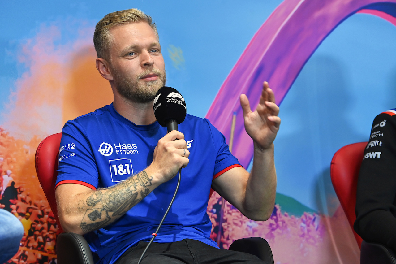 GP AUSTRIA, Kevin Magnussen (DEN) Haas F1 Team in the FIA Press Conference.
07.07.2022. Formula 1 World Championship, Rd 11, Austrian Grand Prix, Spielberg, Austria, Preparation Day.
- www.xpbimages.com, EMail: requests@xpbimages.com © Copyright: XPB Images