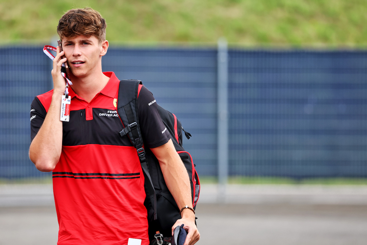 GP AUSTRIA, Arthur Leclerc (FRA) Ferrari Academy Driver.
07.07.2022. Formula 1 World Championship, Rd 11, Austrian Grand Prix, Spielberg, Austria, Preparation Day.
- www.xpbimages.com, EMail: requests@xpbimages.com © Copyright: Batchelor / XPB Images