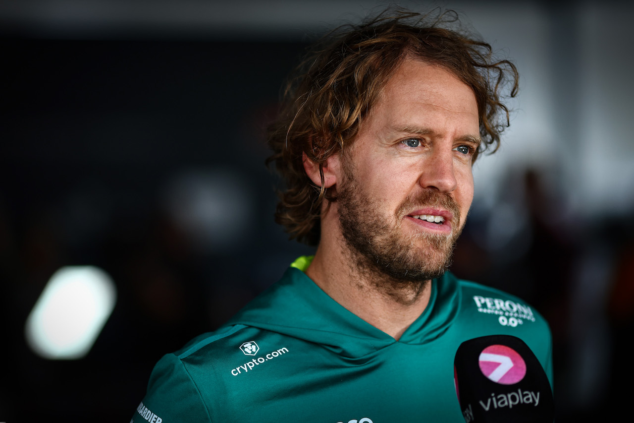 GP AUSTRIA, Sebastian Vettel (GER), Aston Martin F1 Team 
07.07.2022. Formula 1 World Championship, Rd 11, Austrian Grand Prix, Spielberg, Austria, Preparation Day.
- www.xpbimages.com, EMail: requests@xpbimages.com ¬© Copyright: Charniaux / XPB Images