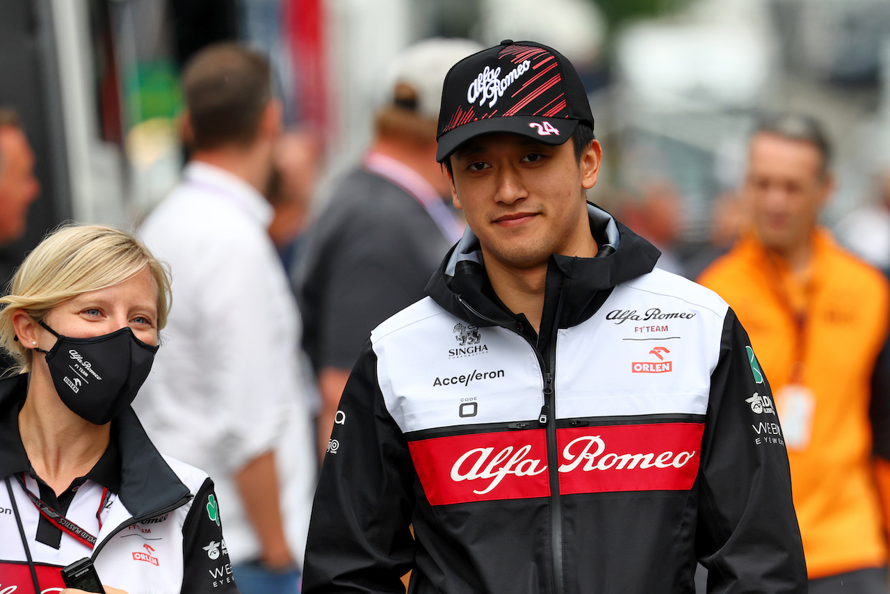 GP AUSTRIA, Guanyu Zhou (CHN) Alfa Romeo F1 Team.
07.07.2022. Formula 1 World Championship, Rd 11, Austrian Grand Prix, Spielberg, Austria, Preparation Day.
- www.xpbimages.com, EMail: requests@xpbimages.com © Copyright: Batchelor / XPB Images
