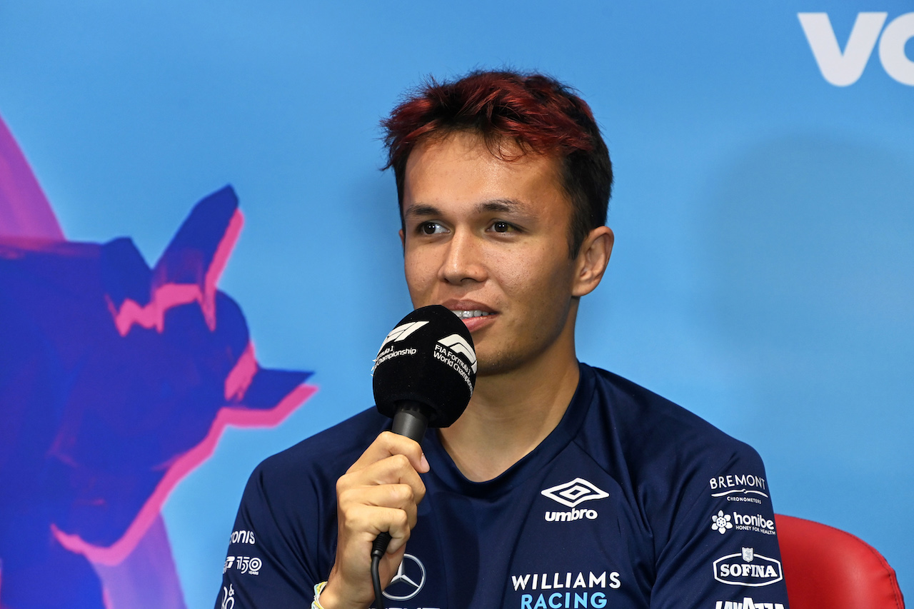 GP AUSTRIA, Alexander Albon (THA) Williams Racing in the FIA Press Conference.
07.07.2022. Formula 1 World Championship, Rd 11, Austrian Grand Prix, Spielberg, Austria, Preparation Day.
- www.xpbimages.com, EMail: requests@xpbimages.com © Copyright: XPB Images