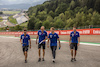 GP AUSTRIA, Mick Schumacher (GER) Haas F1 Team walks the circuit with the team.
07.07.2022. Formula 1 World Championship, Rd 11, Austrian Grand Prix, Spielberg, Austria, Preparation Day.
- www.xpbimages.com, EMail: requests@xpbimages.com © Copyright: Bearne / XPB Images