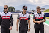GP AUSTRIA, Guanyu Zhou (CHN) Alfa Romeo F1 Team walks the circuit with the team.
07.07.2022. Formula 1 World Championship, Rd 11, Austrian Grand Prix, Spielberg, Austria, Preparation Day.
- www.xpbimages.com, EMail: requests@xpbimages.com © Copyright: Bearne / XPB Images