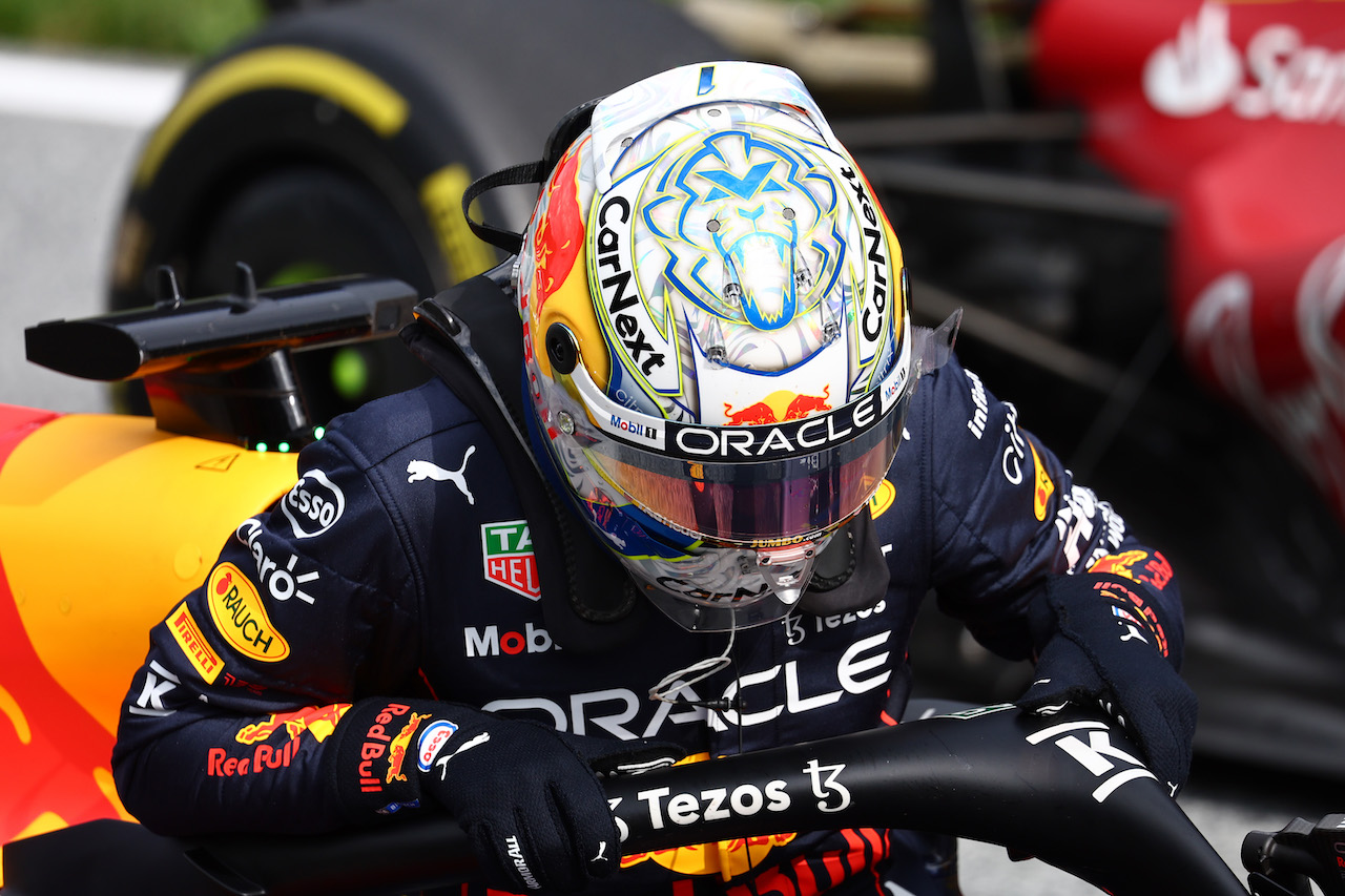 GP AUSTRIA, 1st for Max Verstappen (NLD) Red Bull Racing.
09.07.2022. Formula 1 World Championship, Rd 11, Austrian Grand Prix, Spielberg, Austria, Sprint Day.
- www.xpbimages.com, EMail: requests@xpbimages.com © Copyright: Batchelor / XPB Images
