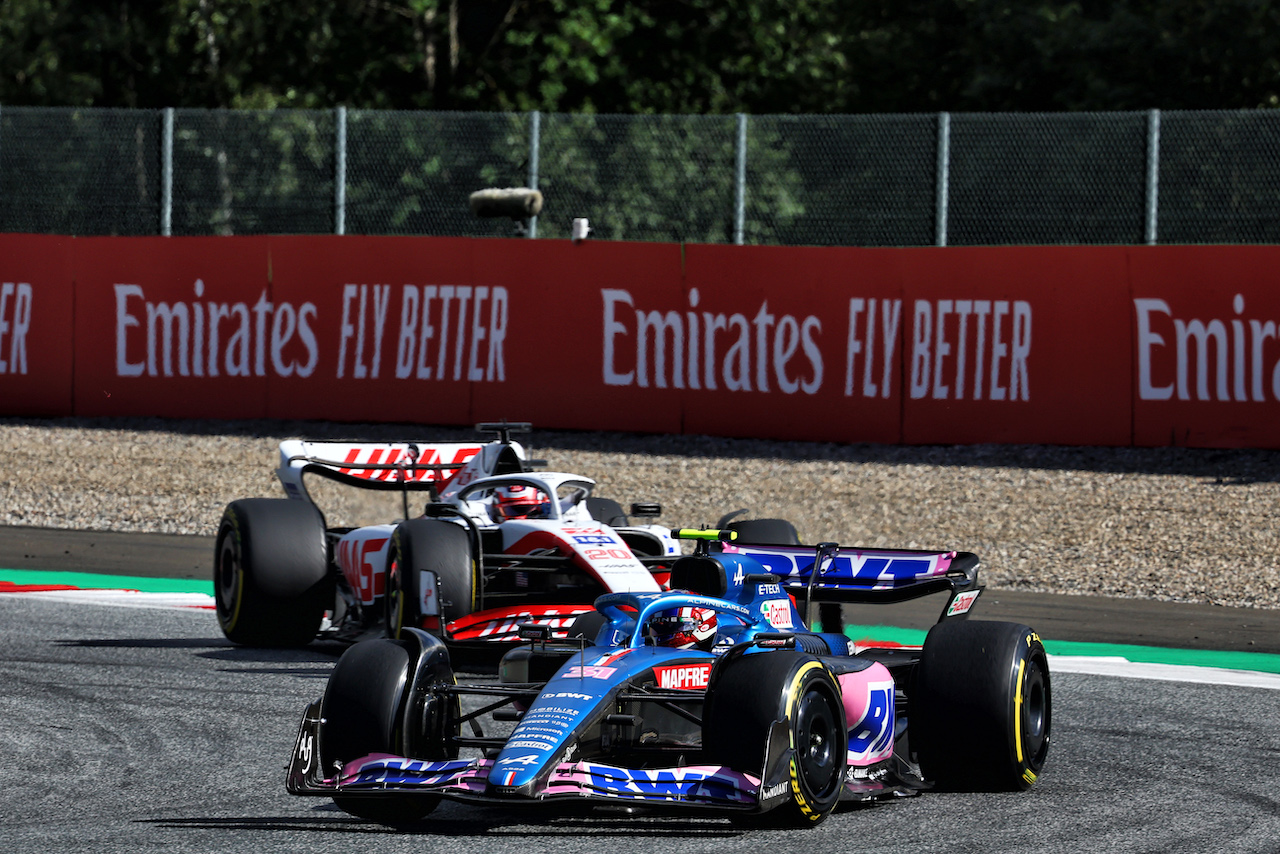 GP AUSTRIA, Esteban Ocon (FRA) Alpine F1 Team A522.
09.07.2022. Formula 1 World Championship, Rd 11, Austrian Grand Prix, Spielberg, Austria, Sprint Day.
- www.xpbimages.com, EMail: requests@xpbimages.com © Copyright: Batchelor / XPB Images