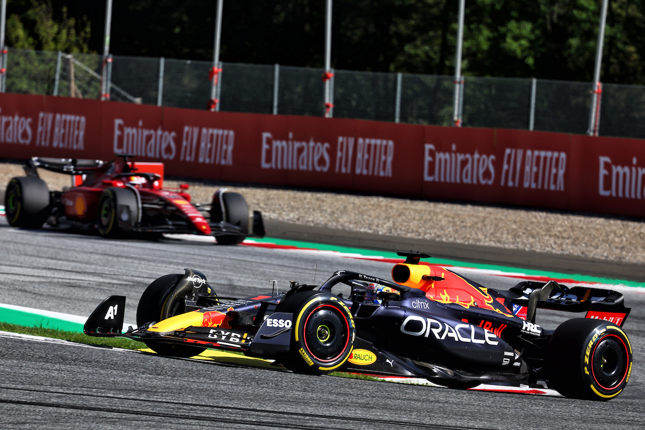 GP AUSTRIA, Max Verstappen (NLD) Red Bull Racing RB18.
09.07.2022. Formula 1 World Championship, Rd 11, Austrian Grand Prix, Spielberg, Austria, Sprint Day.
- www.xpbimages.com, EMail: requests@xpbimages.com © Copyright: Batchelor / XPB Images