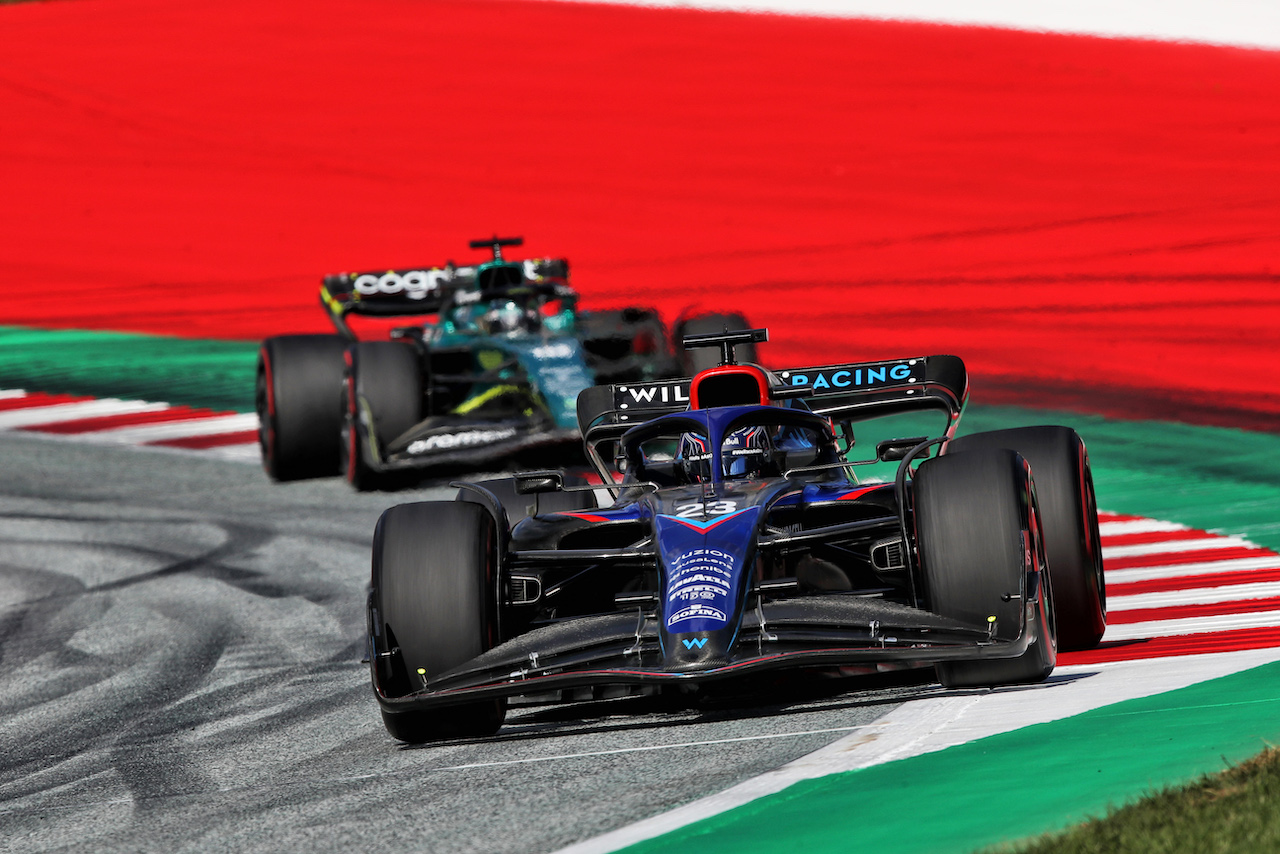 GP AUSTRIA, Alexander Albon (THA) Williams Racing FW44.
09.07.2022. Formula 1 World Championship, Rd 11, Austrian Grand Prix, Spielberg, Austria, Sprint Day.
 - www.xpbimages.com, EMail: requests@xpbimages.com © Copyright: Coates / XPB Images