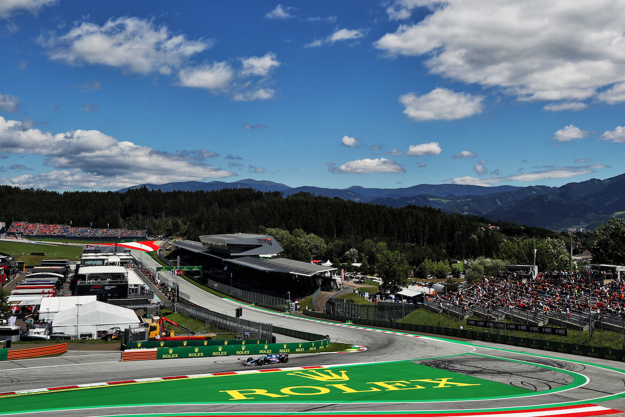 GP AUSTRIA, Esteban Ocon (FRA) Alpine F1 Team A522.
08.07.2022. Formula 1 World Championship, Rd 11, Austrian Grand Prix, Spielberg, Austria, Qualifiche Day.
 - www.xpbimages.com, EMail: requests@xpbimages.com © Copyright: Coates / XPB Images