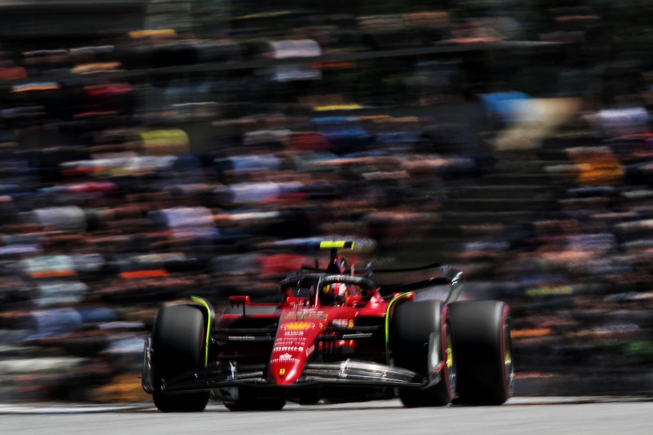 GP AUSTRIA, Carlos Sainz Jr (ESP) Ferrari F1-75.
08.07.2022. Formula 1 World Championship, Rd 11, Austrian Grand Prix, Spielberg, Austria, Qualifiche Day.
 - www.xpbimages.com, EMail: requests@xpbimages.com © Copyright: Coates / XPB Images