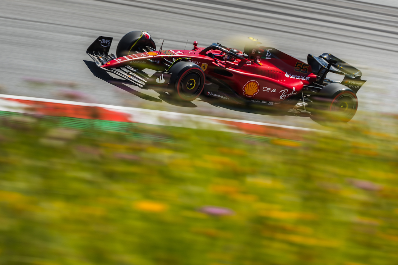 GP AUSTRIA, Carlos Sainz Jr (ESP) Ferrari F1-75.
08.07.2022. Formula 1 World Championship, Rd 11, Austrian Grand Prix, Spielberg, Austria, Qualifiche Day.
- www.xpbimages.com, EMail: requests@xpbimages.com © Copyright: Bearne / XPB Images