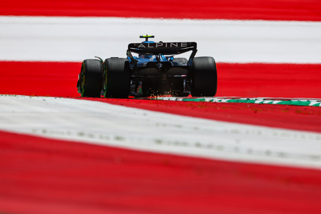 GP AUSTRIA, Esteban Ocon (FRA), Alpine F1 Team 
08.07.2022. Formula 1 World Championship, Rd 11, Austrian Grand Prix, Spielberg, Austria, Qualifiche Day.
- www.xpbimages.com, EMail: requests@xpbimages.com ¬© Copyright: Charniaux / XPB Images