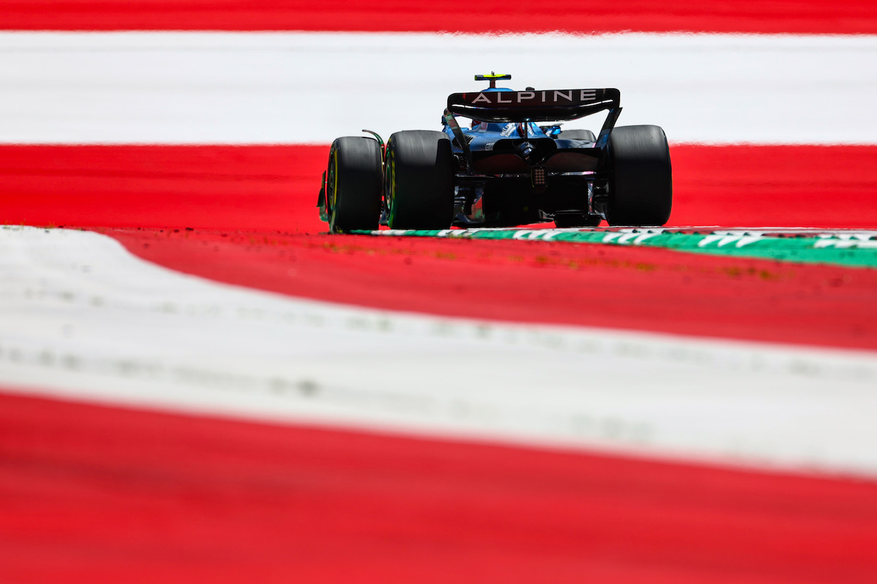 GP AUSTRIA, Esteban Ocon (FRA), Alpine F1 Team 
08.07.2022. Formula 1 World Championship, Rd 11, Austrian Grand Prix, Spielberg, Austria, Qualifiche Day.
- www.xpbimages.com, EMail: requests@xpbimages.com ¬© Copyright: Charniaux / XPB Images