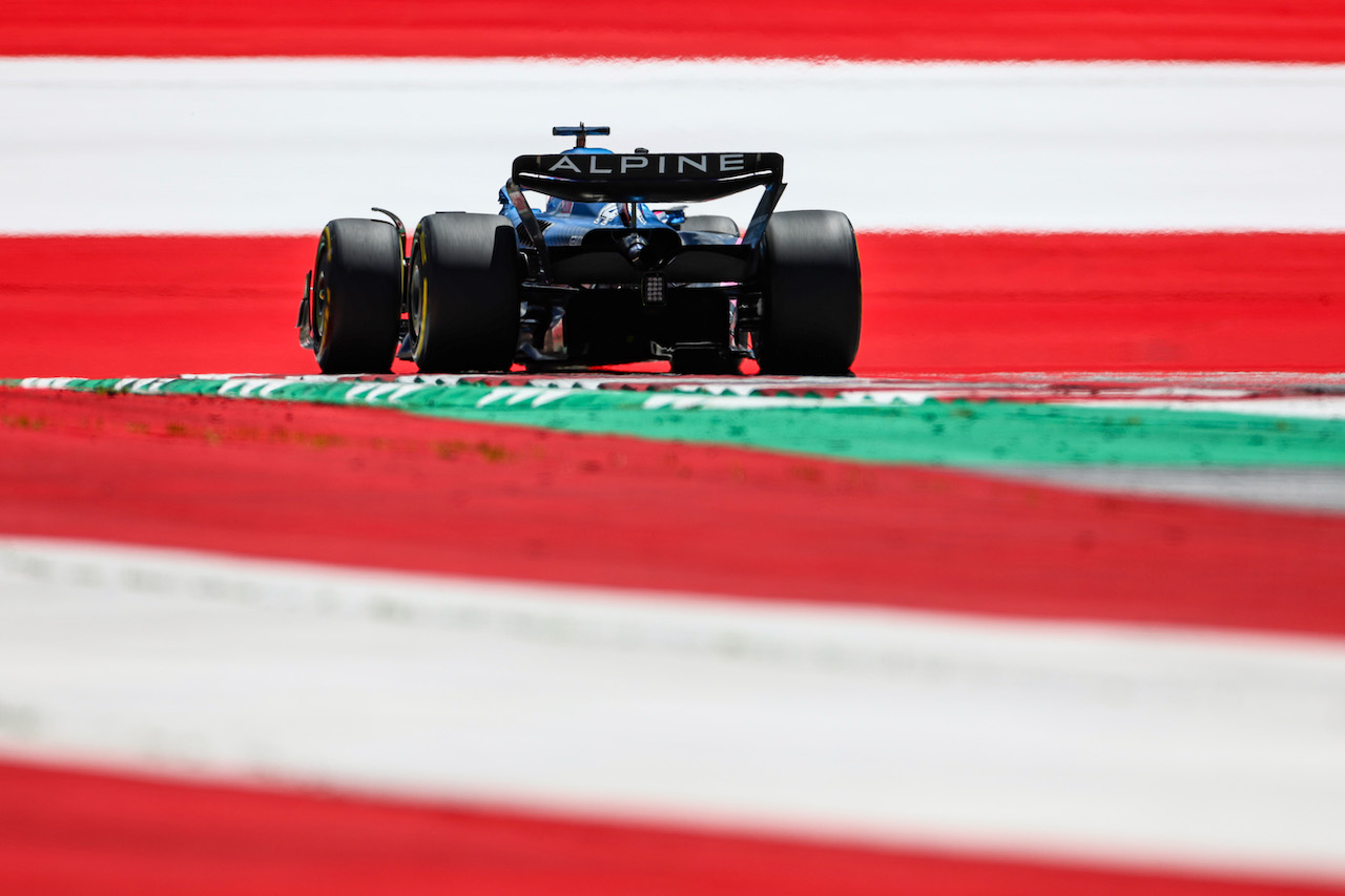 GP AUSTRIA, Fernando Alonso (ESP), Alpine F1 Team 
08.07.2022. Formula 1 World Championship, Rd 11, Austrian Grand Prix, Spielberg, Austria, Qualifiche Day.
- www.xpbimages.com, EMail: requests@xpbimages.com ¬© Copyright: Charniaux / XPB Images