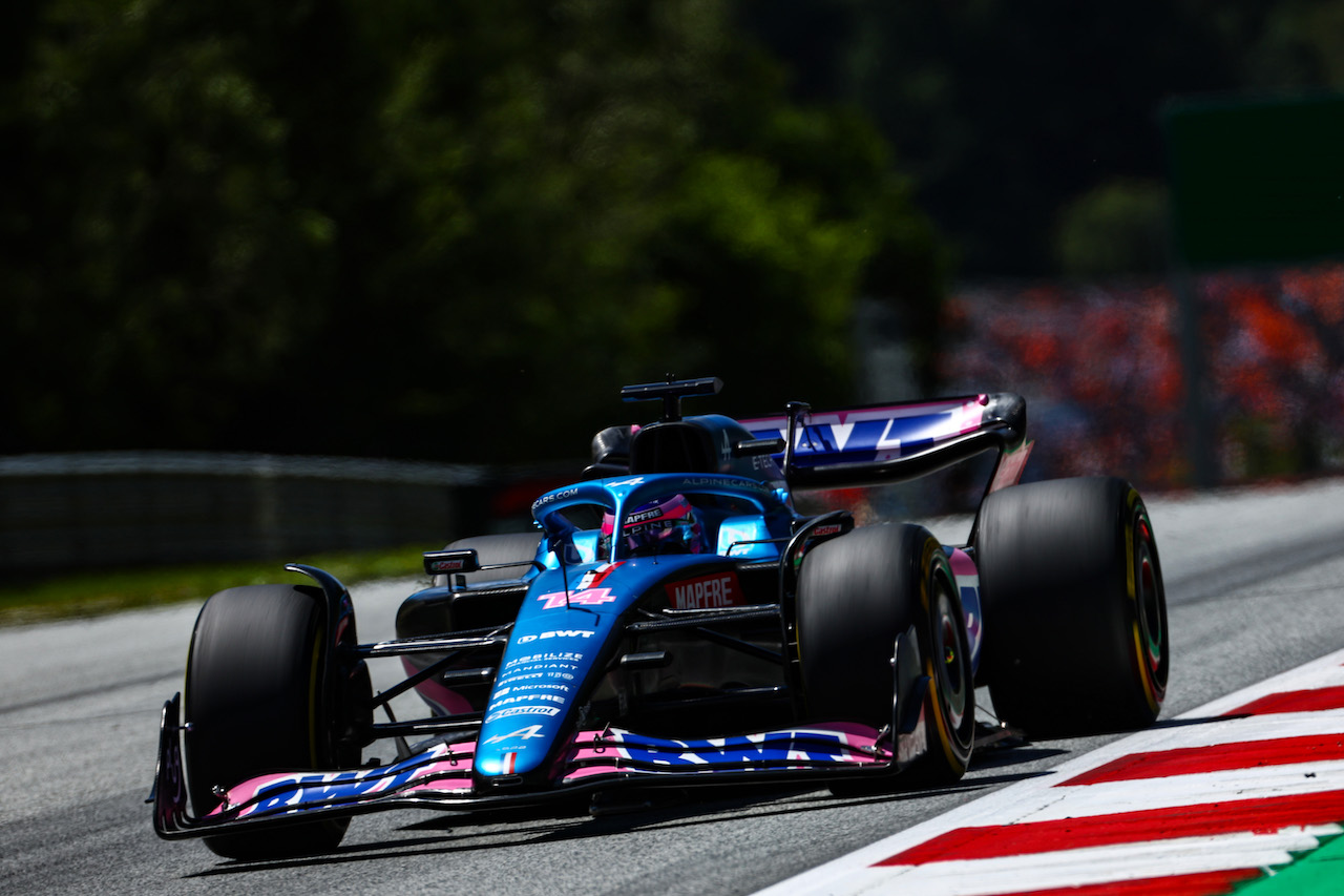 GP AUSTRIA, Fernando Alonso (ESP), Alpine F1 Team 
08.07.2022. Formula 1 World Championship, Rd 11, Austrian Grand Prix, Spielberg, Austria, Qualifiche Day.
- www.xpbimages.com, EMail: requests@xpbimages.com ¬© Copyright: Charniaux / XPB Images
