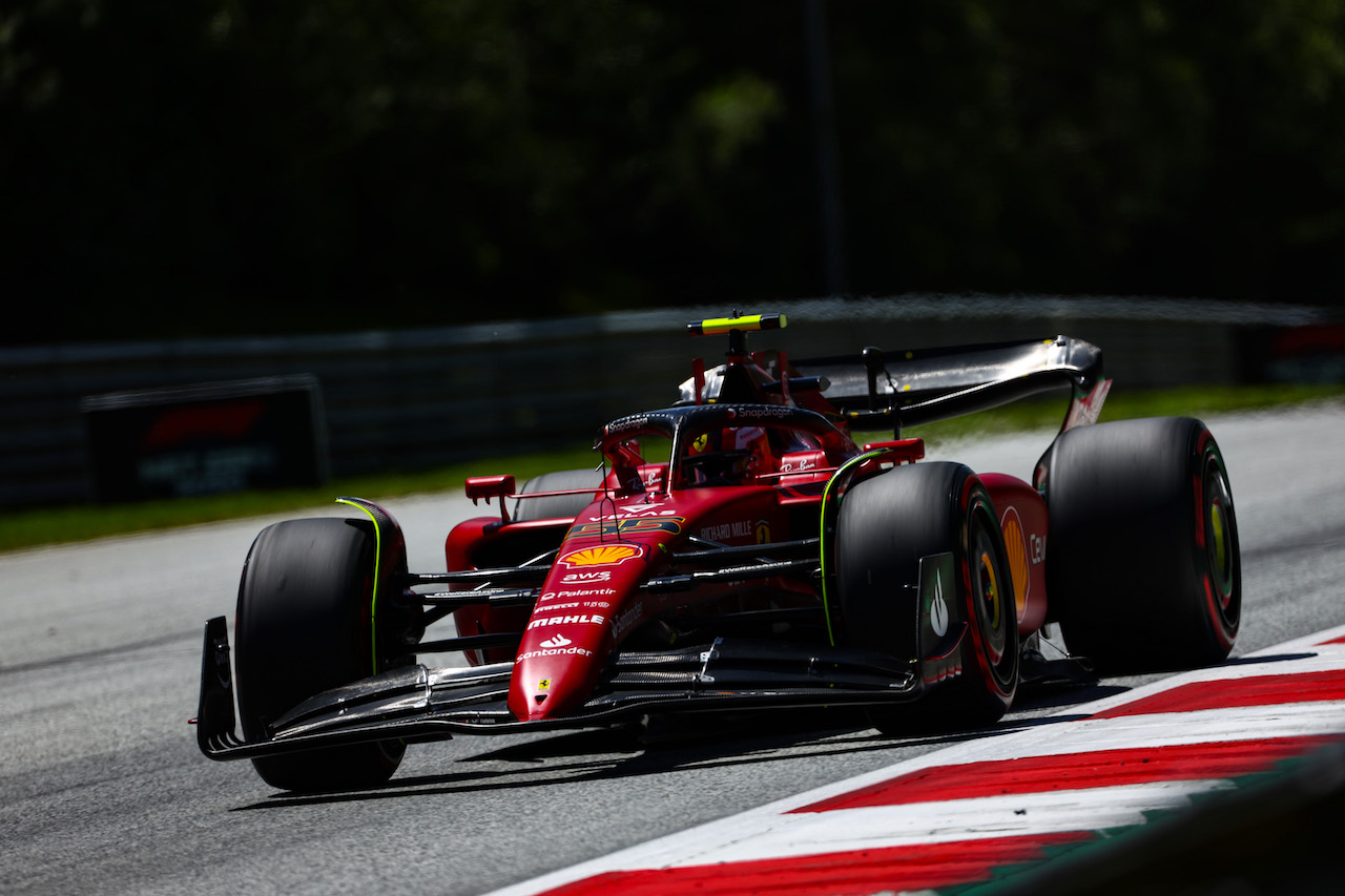 GP AUSTRIA, Carlos Sainz Jr (ESP), Ferrari 
08.07.2022. Formula 1 World Championship, Rd 11, Austrian Grand Prix, Spielberg, Austria, Qualifiche Day.
- www.xpbimages.com, EMail: requests@xpbimages.com © Copyright: Charniaux / XPB Images