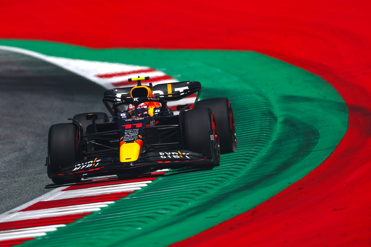 GP AUSTRIA, Sergio Perez (MEX), Red Bull Racing 
08.07.2022. Formula 1 World Championship, Rd 11, Austrian Grand Prix, Spielberg, Austria, Qualifiche Day.
- www.xpbimages.com, EMail: requests@xpbimages.com ¬© Copyright: Charniaux / XPB Images