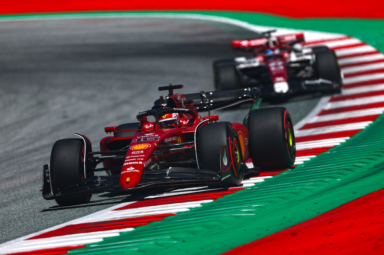 GP AUSTRIA, Charles Leclerc (FRA), Ferrari 
08.07.2022. Formula 1 World Championship, Rd 11, Austrian Grand Prix, Spielberg, Austria, Qualifiche Day.
- www.xpbimages.com, EMail: requests@xpbimages.com ¬© Copyright: Charniaux / XPB Images