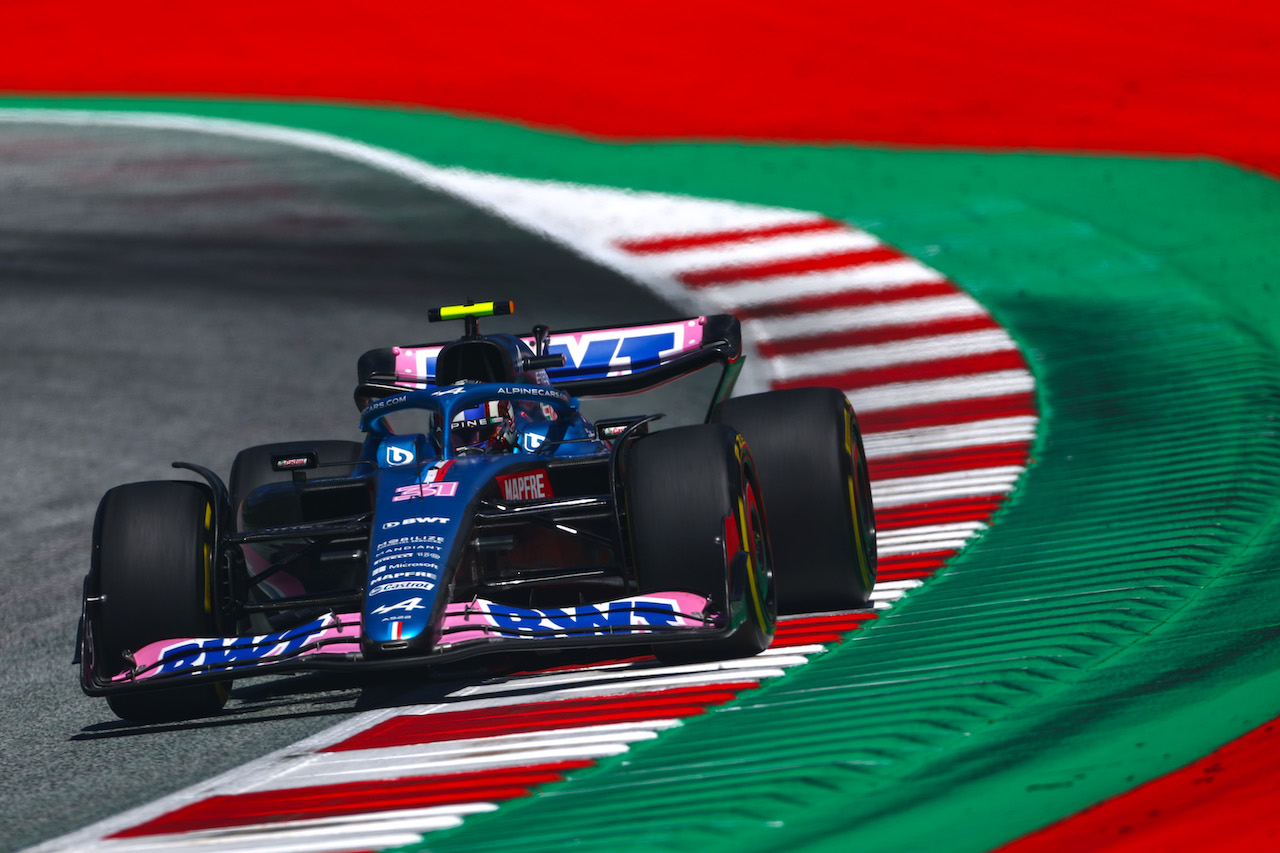GP AUSTRIA, Esteban Ocon (FRA), Alpine F1 Team 
08.07.2022. Formula 1 World Championship, Rd 11, Austrian Grand Prix, Spielberg, Austria, Qualifiche Day.
- www.xpbimages.com, EMail: requests@xpbimages.com ¬© Copyright: Charniaux / XPB Images