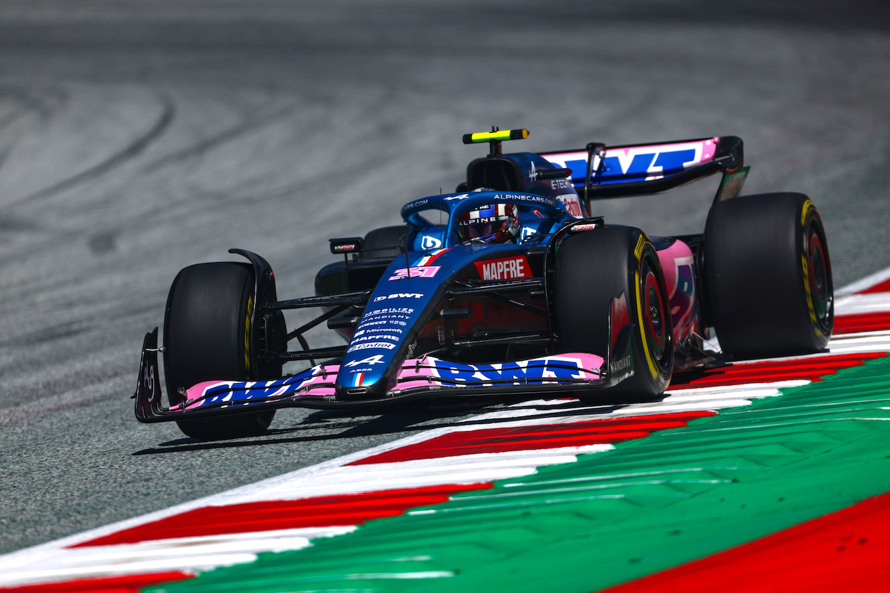 GP AUSTRIA, Esteban Ocon (FRA), Alpine F1 Team 
08.07.2022. Formula 1 World Championship, Rd 11, Austrian Grand Prix, Spielberg, Austria, Qualifiche Day.
- www.xpbimages.com, EMail: requests@xpbimages.com ¬© Copyright: Charniaux / XPB Images
