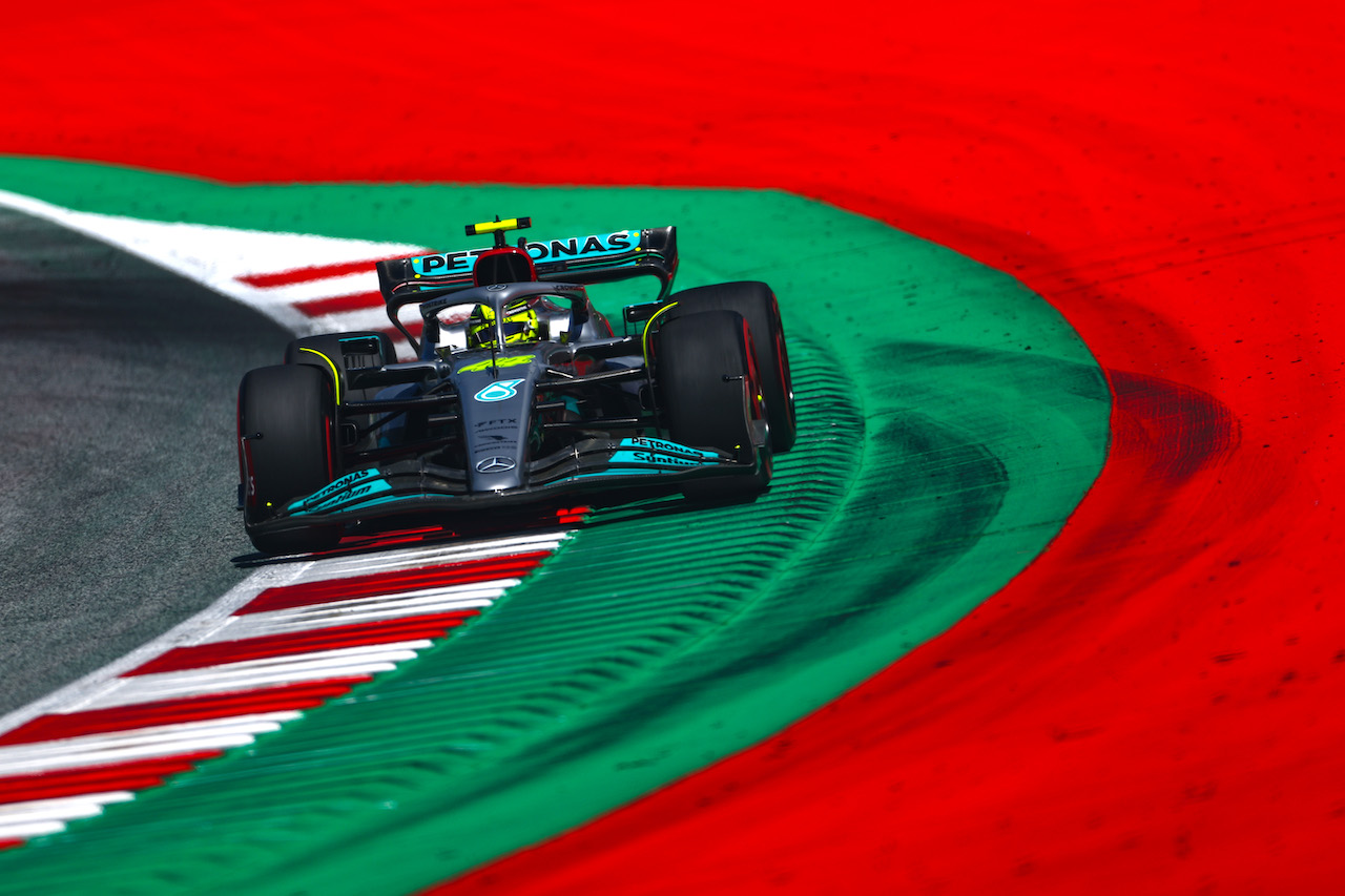 GP AUSTRIA, Lewis Hamilton (GBR), Mercedes AMG F1  
08.07.2022. Formula 1 World Championship, Rd 11, Austrian Grand Prix, Spielberg, Austria, Qualifiche Day.
- www.xpbimages.com, EMail: requests@xpbimages.com © Copyright: Charniaux / XPB Images