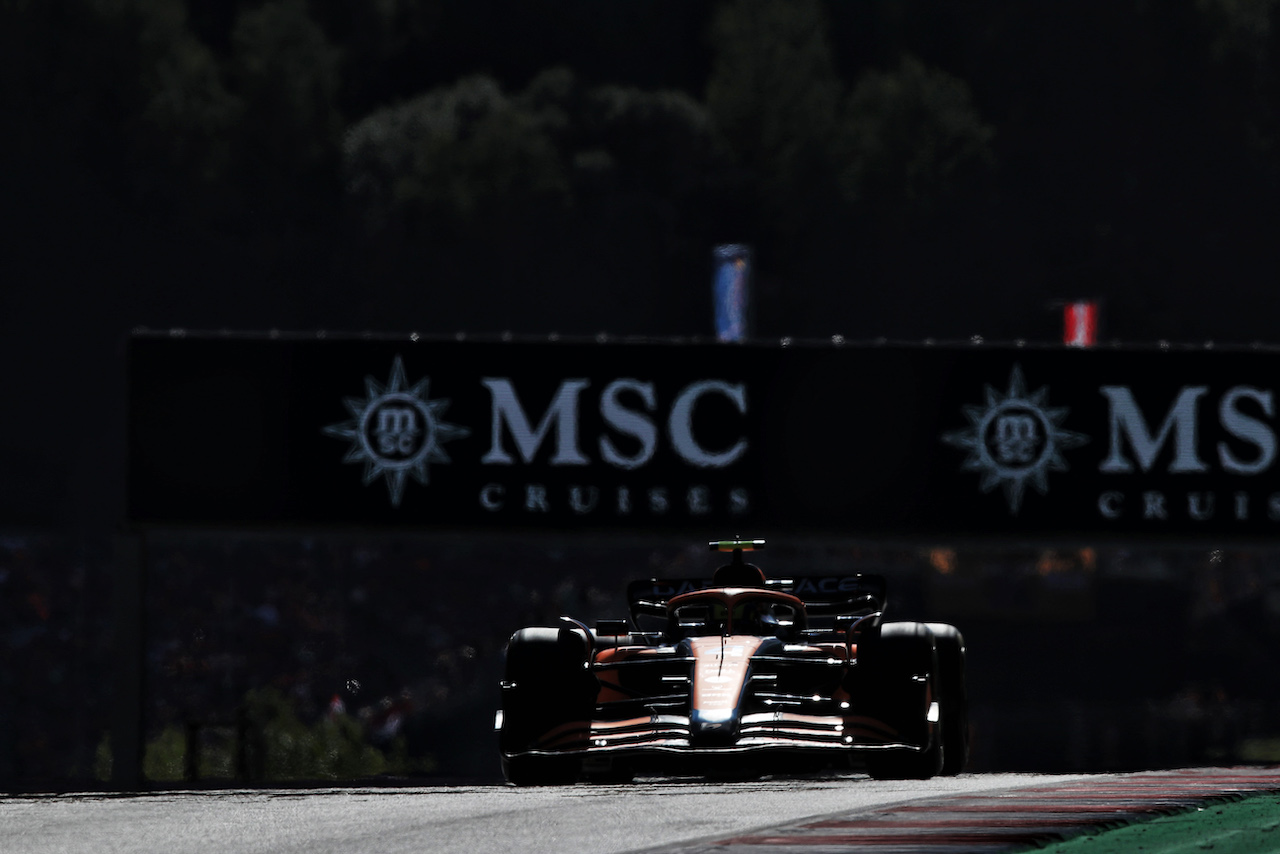 GP AUSTRIA, Lando Norris (GBR) McLaren MCL36.
08.07.2022. Formula 1 World Championship, Rd 11, Austrian Grand Prix, Spielberg, Austria, Qualifiche Day.
 - www.xpbimages.com, EMail: requests@xpbimages.com © Copyright: Coates / XPB Images