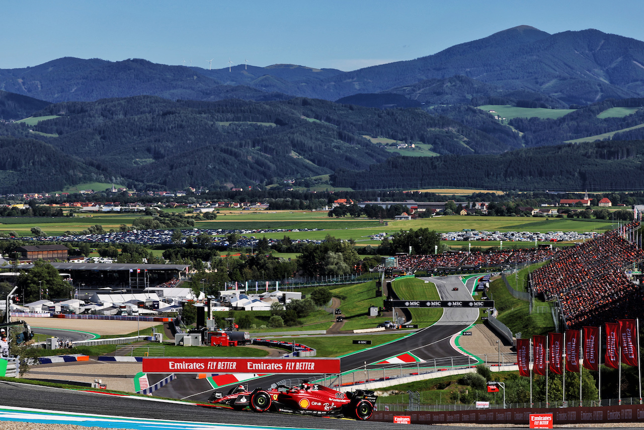 GP AUSTRIA, Charles Leclerc (MON) Ferrari F1-75.
08.07.2022. Formula 1 World Championship, Rd 11, Austrian Grand Prix, Spielberg, Austria, Qualifiche Day.
- www.xpbimages.com, EMail: requests@xpbimages.com © Copyright: Bearne / XPB Images