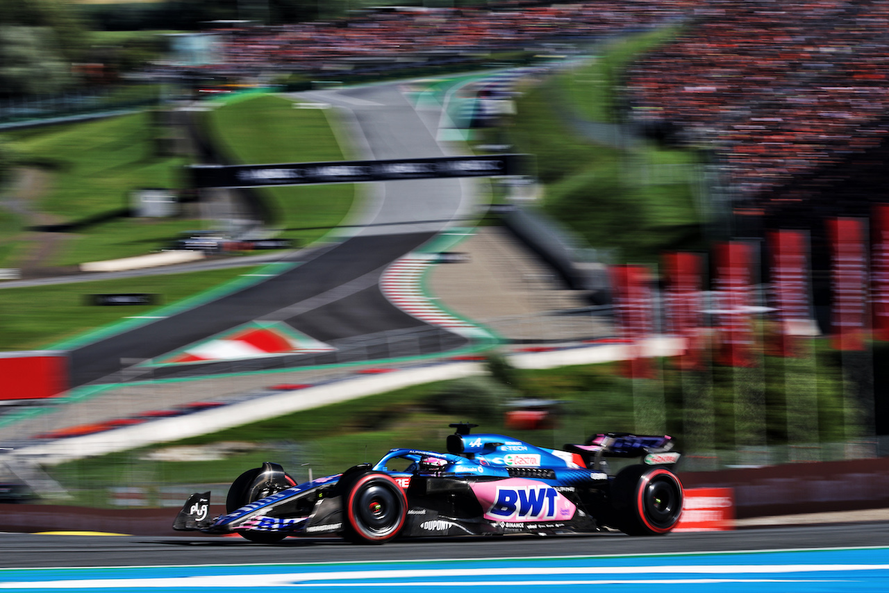 GP AUSTRIA, Fernando Alonso (ESP) Alpine F1 Team A522.
08.07.2022. Formula 1 World Championship, Rd 11, Austrian Grand Prix, Spielberg, Austria, Qualifiche Day.
- www.xpbimages.com, EMail: requests@xpbimages.com © Copyright: Bearne / XPB Images