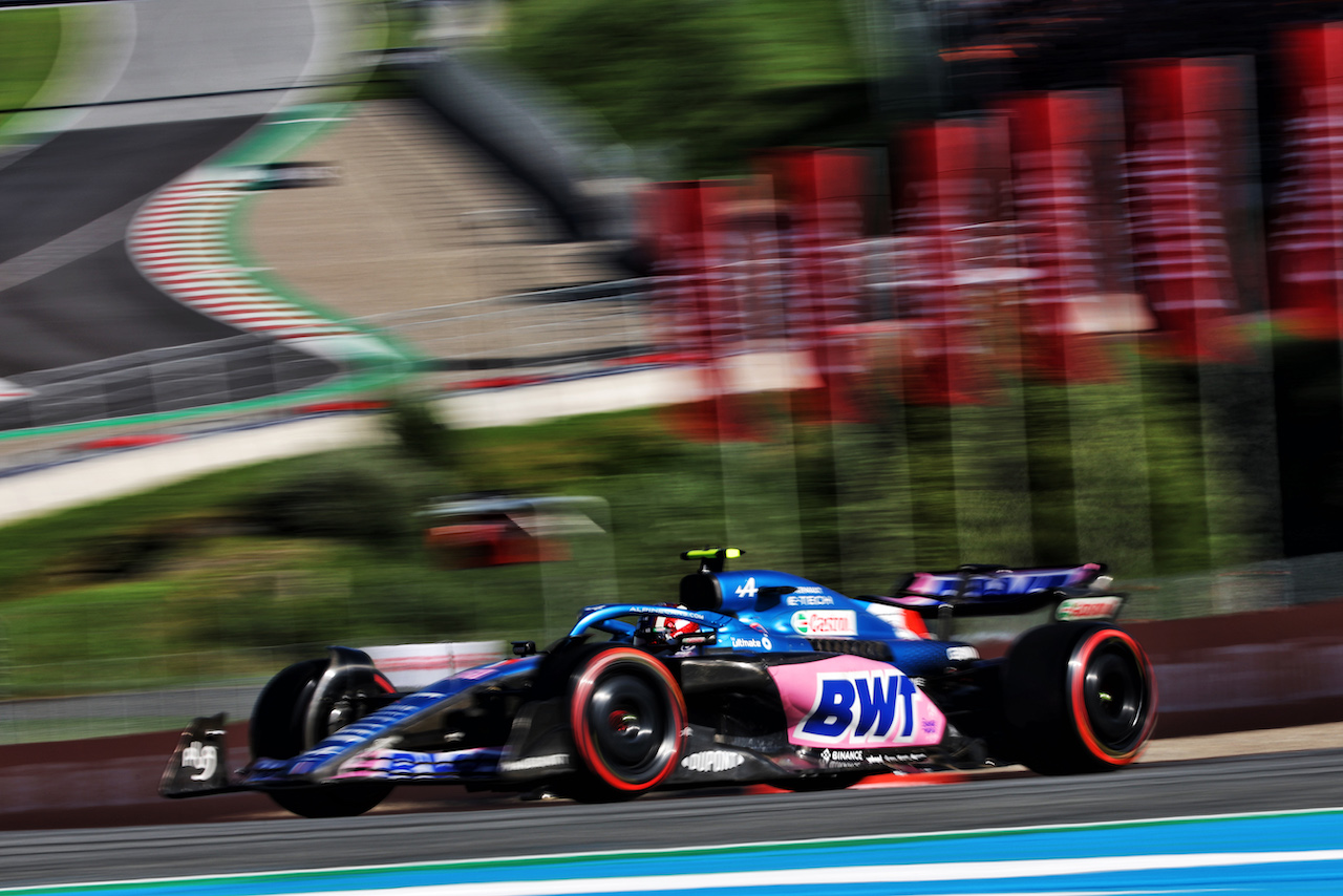 GP AUSTRIA, Esteban Ocon (FRA) Alpine F1 Team A522.
08.07.2022. Formula 1 World Championship, Rd 11, Austrian Grand Prix, Spielberg, Austria, Qualifiche Day.
- www.xpbimages.com, EMail: requests@xpbimages.com © Copyright: Bearne / XPB Images