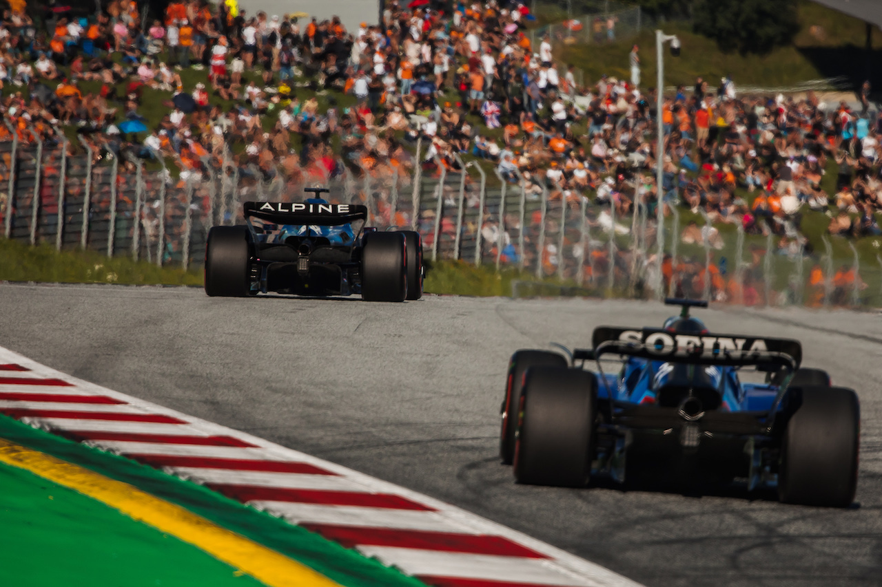 GP AUSTRIA, Fernando Alonso (ESP) Alpine F1 Team A522.
08.07.2022. Formula 1 World Championship, Rd 11, Austrian Grand Prix, Spielberg, Austria, Qualifiche Day.
- www.xpbimages.com, EMail: requests@xpbimages.com © Copyright: Bearne / XPB Images