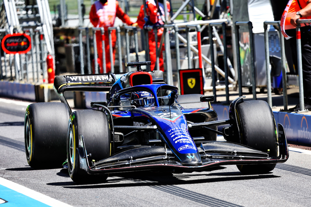 GP AUSTRIA, Alexander Albon (THA) Williams Racing FW44.
08.07.2022. Formula 1 World Championship, Rd 11, Austrian Grand Prix, Spielberg, Austria, Qualifiche Day.
- www.xpbimages.com, EMail: requests@xpbimages.com © Copyright: Batchelor / XPB Images