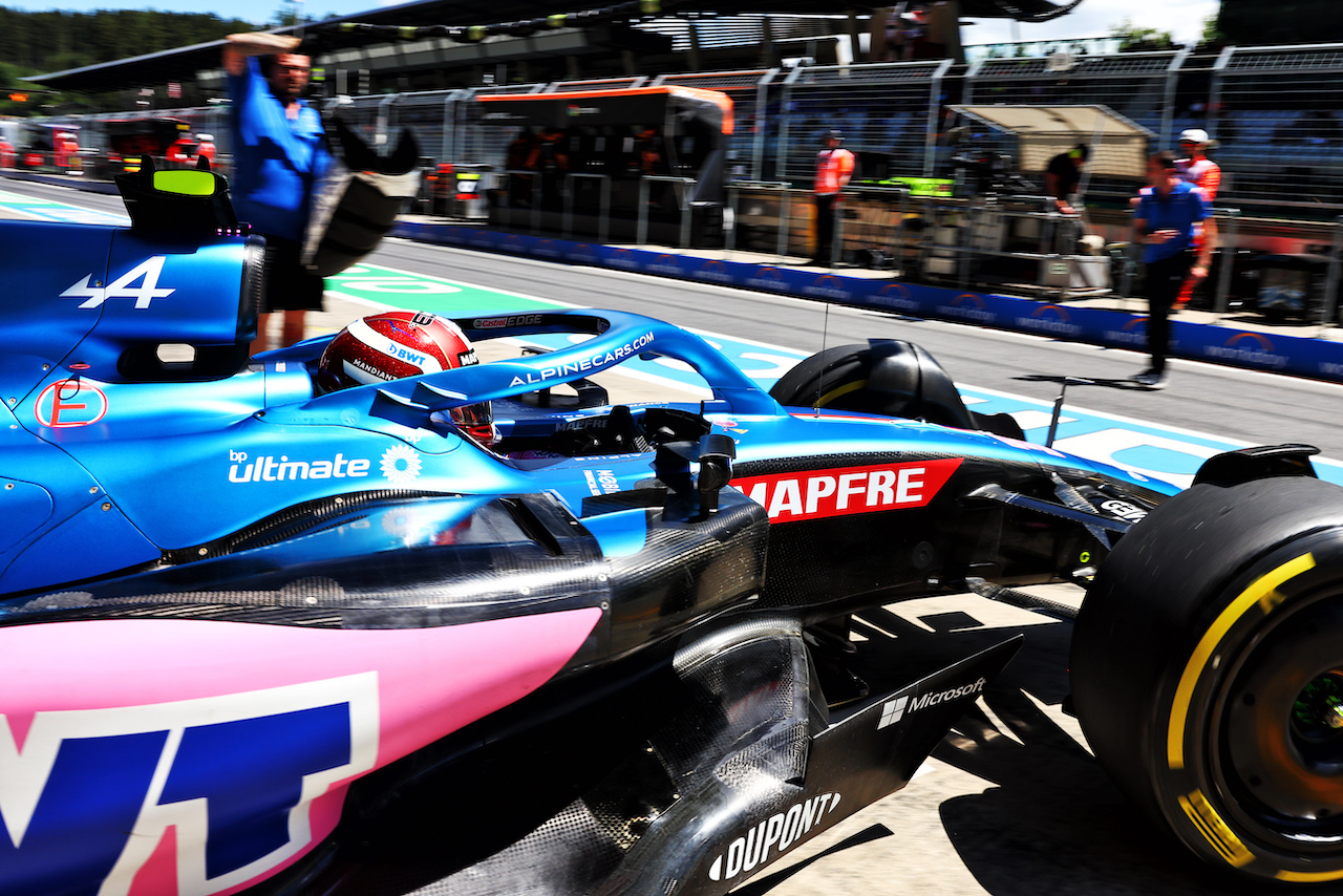 GP AUSTRIA, Esteban Ocon (FRA) Alpine F1 Team A522.
08.07.2022. Formula 1 World Championship, Rd 11, Austrian Grand Prix, Spielberg, Austria, Qualifiche Day.
- www.xpbimages.com, EMail: requests@xpbimages.com © Copyright: Batchelor / XPB Images