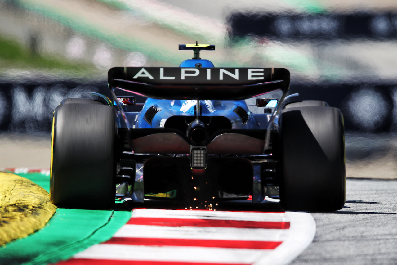 GP AUSTRIA, Esteban Ocon (FRA) Alpine F1 Team A522.
08.07.2022. Formula 1 World Championship, Rd 11, Austrian Grand Prix, Spielberg, Austria, Qualifiche Day.
 - www.xpbimages.com, EMail: requests@xpbimages.com © Copyright: Coates / XPB Images
