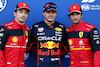 GP AUSTRIA, Pole for Max Verstappen (NLD) Red Bull Racing, 2nd for Charles Leclerc (MON) Ferrari e 3rd for Carlos Sainz Jr (ESP) Ferrari.
08.07.2022. Formula 1 World Championship, Rd 11, Austrian Grand Prix, Spielberg, Austria, Qualifiche Day.
- www.xpbimages.com, EMail: requests@xpbimages.com ¬© Copyright: Batchelor / XPB Images