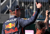 GP AUSTRIA, Max Verstappen (NLD) Red Bull Racing celebrates being fastest in qualifying in parc ferme.
08.07.2022. Formula 1 World Championship, Rd 11, Austrian Grand Prix, Spielberg, Austria, Qualifiche Day.
- www.xpbimages.com, EMail: requests@xpbimages.com © Copyright: Bearne / XPB Images