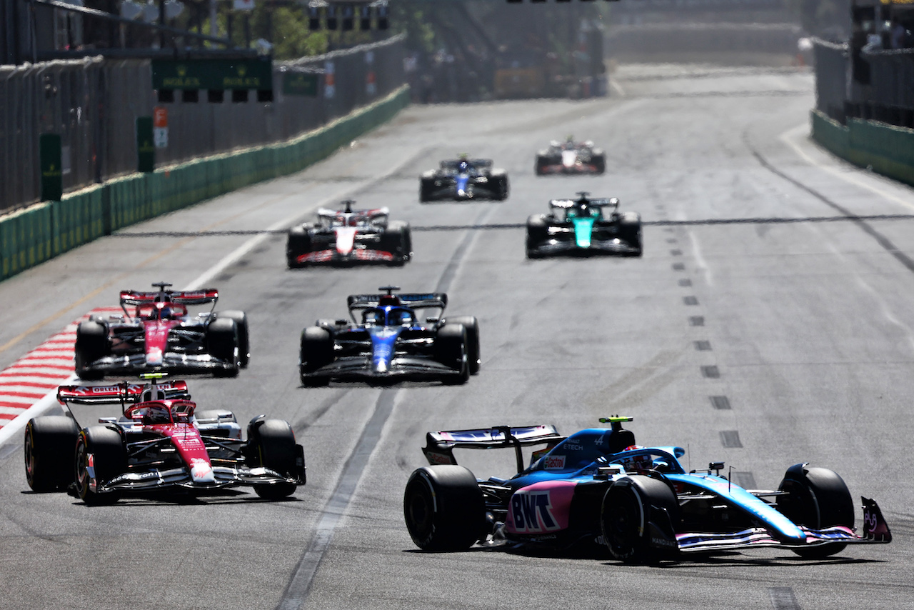 GP AZERBAIJAN, Esteban Ocon (FRA) Alpine F1 Team A522.
12.06.2022. Formula 1 World Championship, Rd 8, Azerbaijan Grand Prix, Baku Street Circuit, Azerbaijan, Gara Day.
- www.xpbimages.com, EMail: requests@xpbimages.com © Copyright: Batchelor / XPB Images