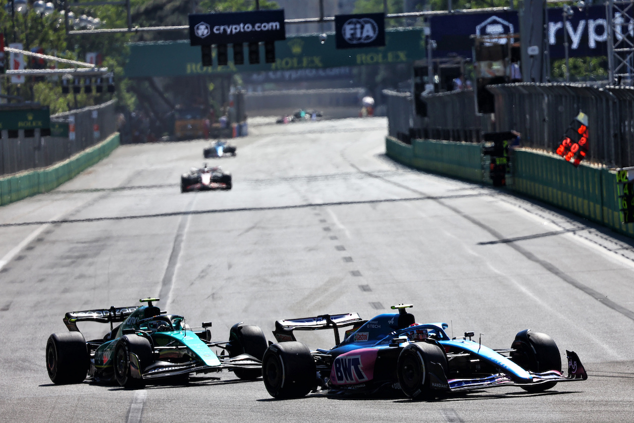 GP AZERBAIJAN, Esteban Ocon (FRA) Alpine F1 Team A522.
12.06.2022. Formula 1 World Championship, Rd 8, Azerbaijan Grand Prix, Baku Street Circuit, Azerbaijan, Gara Day.
- www.xpbimages.com, EMail: requests@xpbimages.com © Copyright: Batchelor / XPB Images