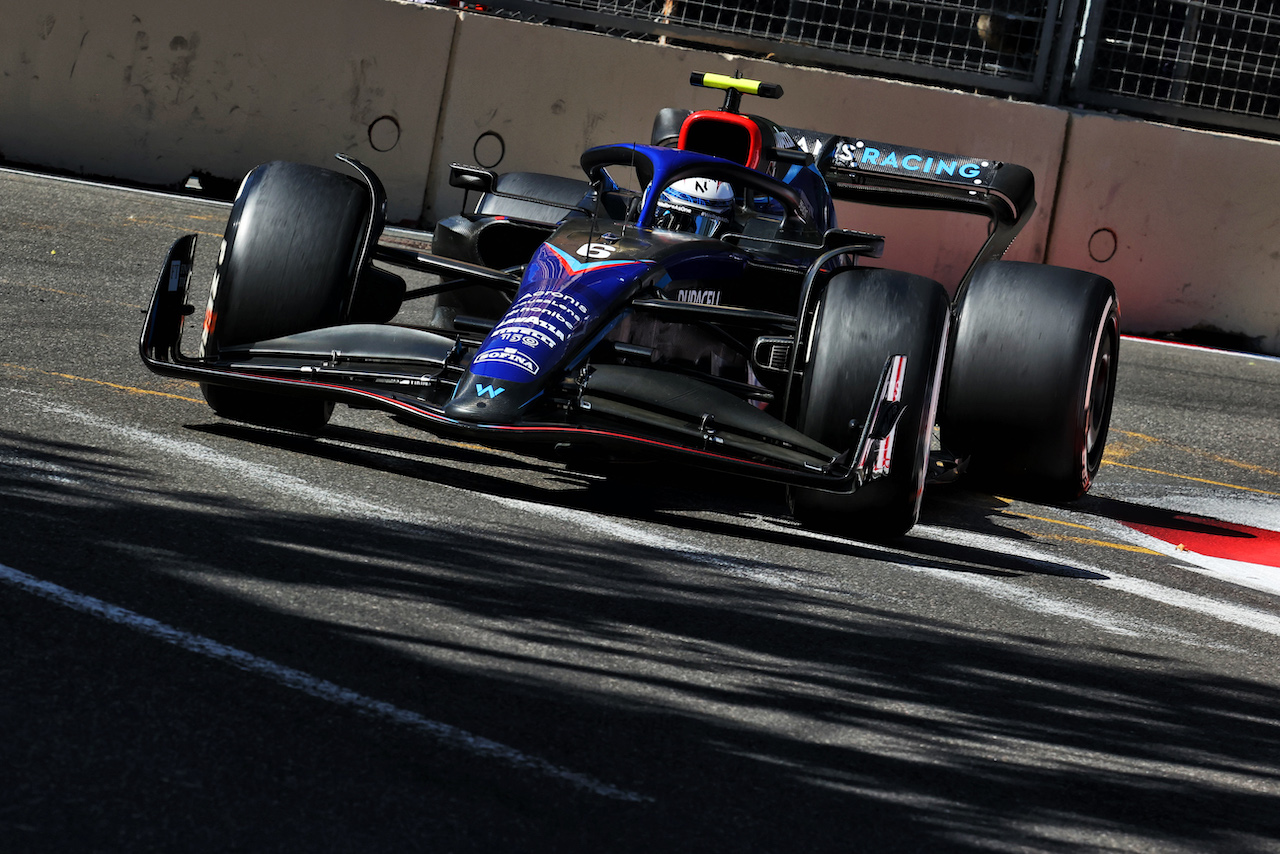 GP AZERBAIJAN, Nicholas Latifi (CDN) Williams Racing FW44.
12.06.2022. Formula 1 World Championship, Rd 8, Azerbaijan Grand Prix, Baku Street Circuit, Azerbaijan, Gara Day.
 - www.xpbimages.com, EMail: requests@xpbimages.com © Copyright: Coates / XPB Images