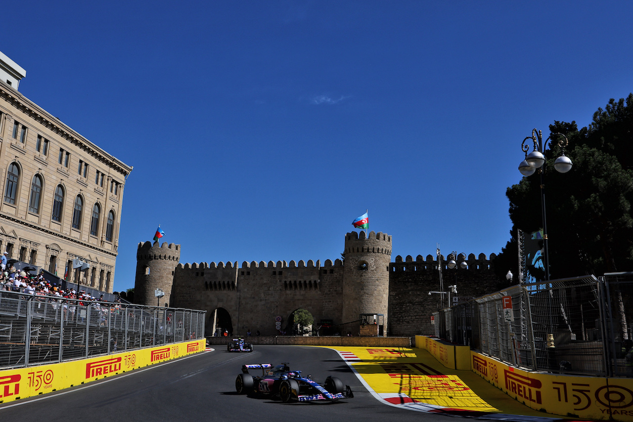 GP AZERBAIJAN, Fernando Alonso (ESP) Alpine F1 Team A522.
12.06.2022. Formula 1 World Championship, Rd 8, Azerbaijan Grand Prix, Baku Street Circuit, Azerbaijan, Gara Day.
- www.xpbimages.com, EMail: requests@xpbimages.com © Copyright: Bearne / XPB Images