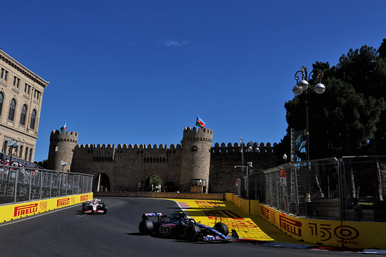 GP AZERBAIJAN, Esteban Ocon (FRA) Alpine F1 Team A522.
12.06.2022. Formula 1 World Championship, Rd 8, Azerbaijan Grand Prix, Baku Street Circuit, Azerbaijan, Gara Day.
- www.xpbimages.com, EMail: requests@xpbimages.com © Copyright: Bearne / XPB Images