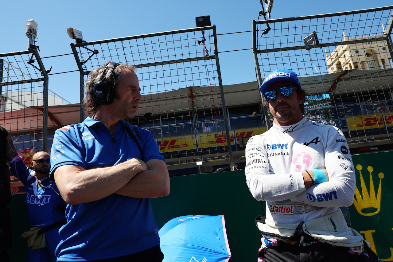 GP AZERBAIJAN, Fernando Alonso (ESP) Alpine F1 Team A522.
12.06.2022. Formula 1 World Championship, Rd 8, Azerbaijan Grand Prix, Baku Street Circuit, Azerbaijan, Gara Day.
- www.xpbimages.com, EMail: requests@xpbimages.com © Copyright: Batchelor / XPB Images