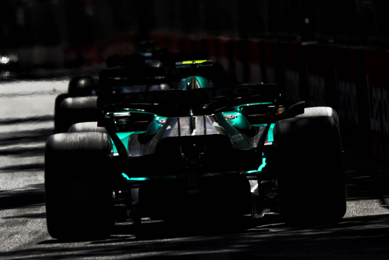 GP AZERBAIJAN, Sebastian Vettel (GER) Aston Martin F1 Team AMR22.
12.06.2022. Formula 1 World Championship, Rd 8, Azerbaijan Grand Prix, Baku Street Circuit, Azerbaijan, Gara Day.
 - www.xpbimages.com, EMail: requests@xpbimages.com © Copyright: Coates / XPB Images