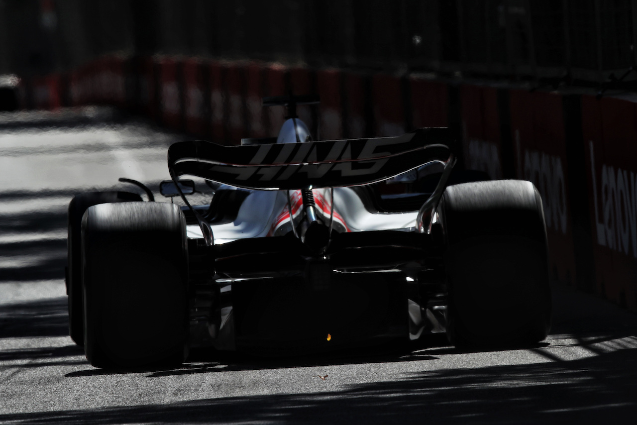 GP AZERBAIJAN, Kevin Magnussen (DEN) Haas VF-22.
12.06.2022. Formula 1 World Championship, Rd 8, Azerbaijan Grand Prix, Baku Street Circuit, Azerbaijan, Gara Day.
 - www.xpbimages.com, EMail: requests@xpbimages.com © Copyright: Coates / XPB Images