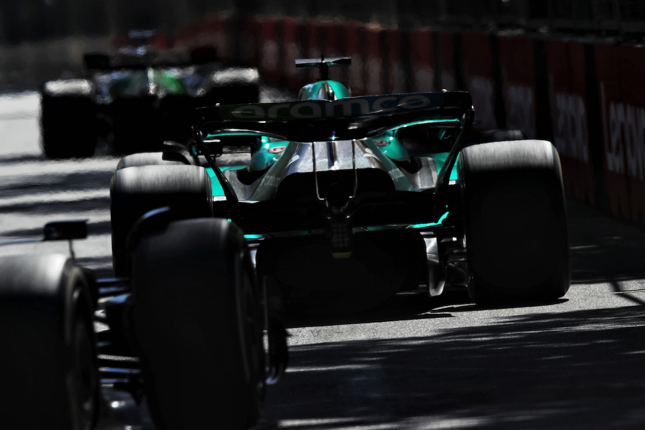 GP AZERBAIJAN, Lance Stroll (CDN) Aston Martin F1 Team AMR22.
12.06.2022. Formula 1 World Championship, Rd 8, Azerbaijan Grand Prix, Baku Street Circuit, Azerbaijan, Gara Day.
 - www.xpbimages.com, EMail: requests@xpbimages.com © Copyright: Coates / XPB Images