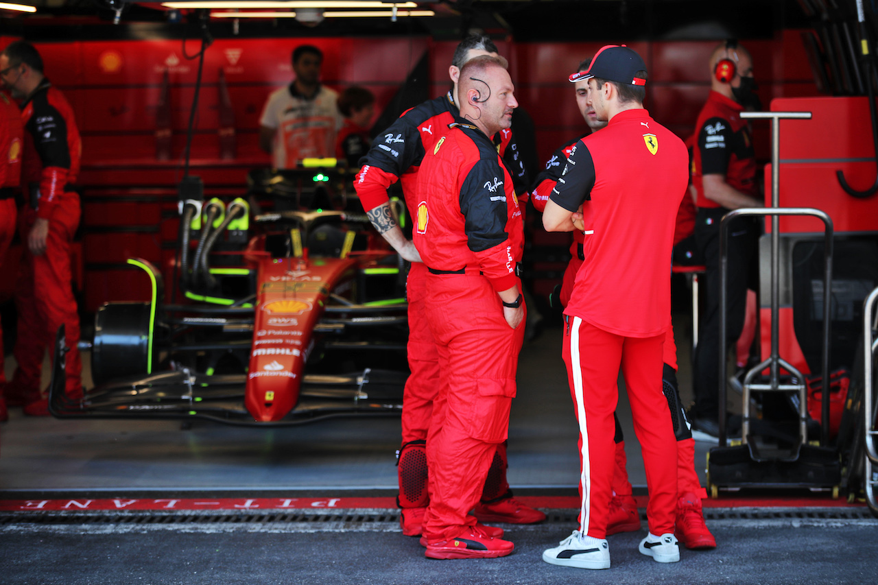 GP AZERBAIJAN, Charles Leclerc (MON) Ferrari.
12.06.2022. Formula 1 World Championship, Rd 8, Azerbaijan Grand Prix, Baku Street Circuit, Azerbaijan, Gara Day.
 - www.xpbimages.com, EMail: requests@xpbimages.com © Copyright: Coates / XPB Images