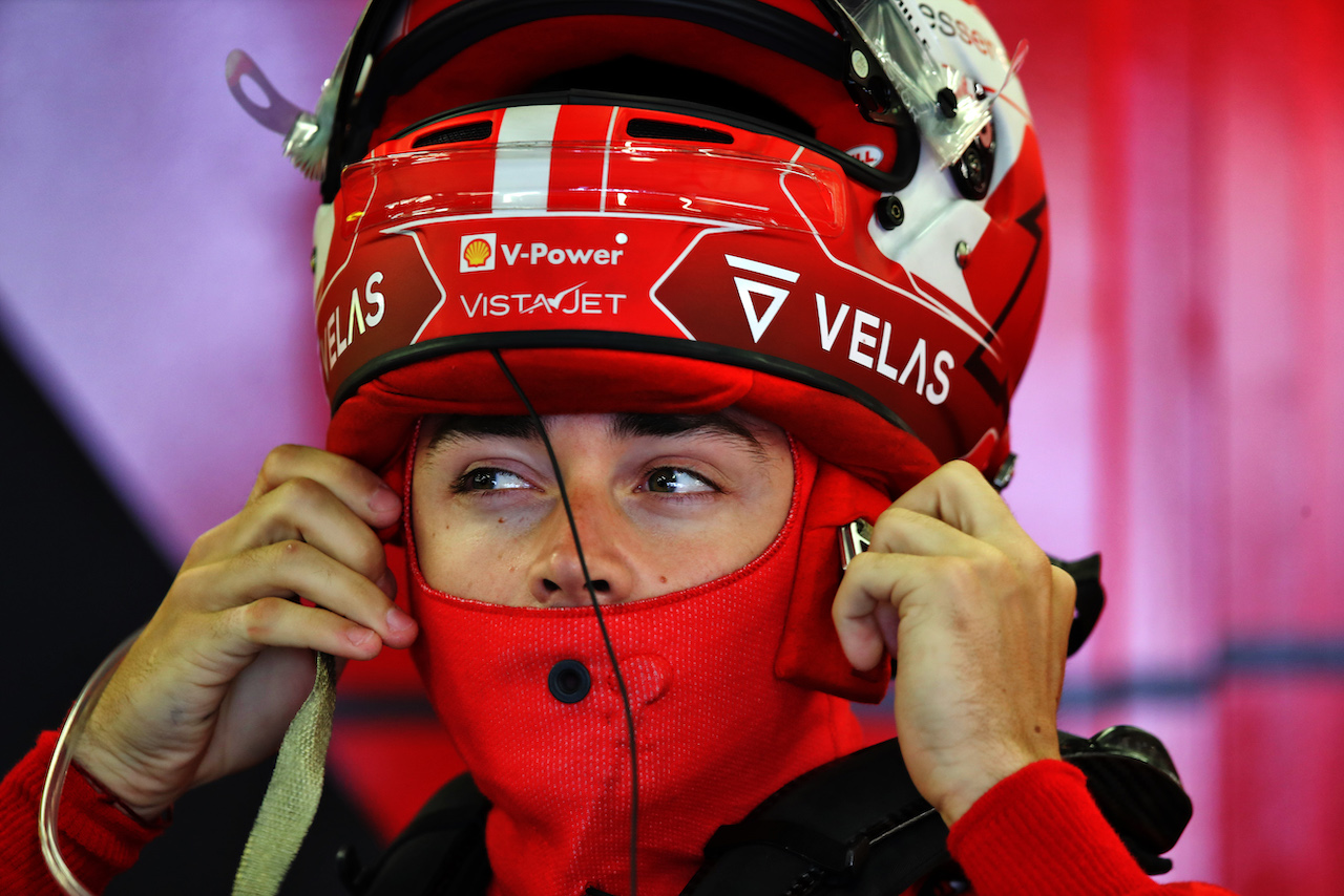 GP AZERBAIJAN, Charles Leclerc (MON) Ferrari.
12.06.2022. Formula 1 World Championship, Rd 8, Azerbaijan Grand Prix, Baku Street Circuit, Azerbaijan, Gara Day.
 - www.xpbimages.com, EMail: requests@xpbimages.com © Copyright: Coates / XPB Images