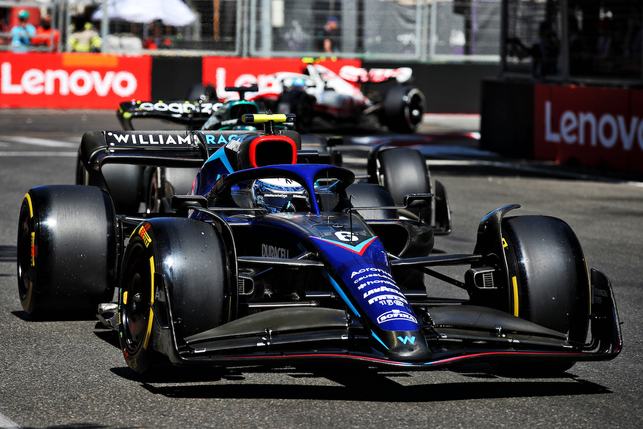 GP AZERBAIJAN, Nicholas Latifi (CDN) Williams Racing FW44.
12.06.2022. Formula 1 World Championship, Rd 8, Azerbaijan Grand Prix, Baku Street Circuit, Azerbaijan, Gara Day.
 - www.xpbimages.com, EMail: requests@xpbimages.com © Copyright: Coates / XPB Images