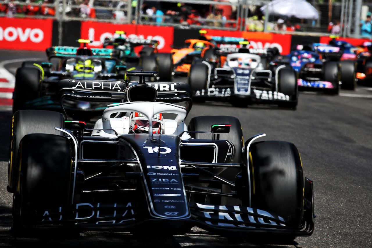 GP AZERBAIJAN, Pierre Gasly (FRA) AlphaTauri AT03.
12.06.2022. Formula 1 World Championship, Rd 8, Azerbaijan Grand Prix, Baku Street Circuit, Azerbaijan, Gara Day.
 - www.xpbimages.com, EMail: requests@xpbimages.com © Copyright: Coates / XPB Images