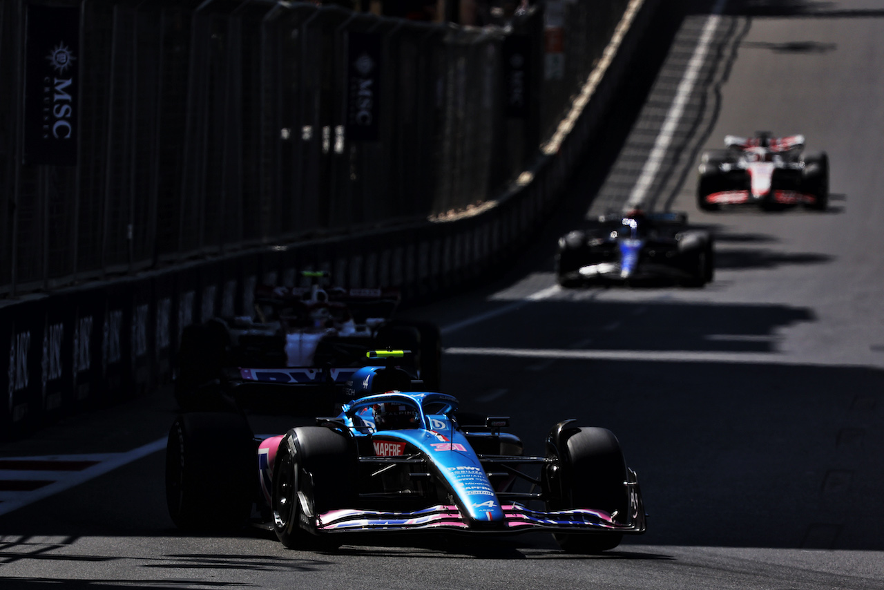 GP AZERBAIJAN, Esteban Ocon (FRA) Alpine F1 Team A522.
12.06.2022. Formula 1 World Championship, Rd 8, Azerbaijan Grand Prix, Baku Street Circuit, Azerbaijan, Gara Day.
- www.xpbimages.com, EMail: requests@xpbimages.com © Copyright: Bearne / XPB Images