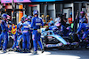 GP AZERBAIJAN, Esteban Ocon (FRA) Alpine F1 Team A522 makes a pit stop.
12.06.2022. Formula 1 World Championship, Rd 8, Azerbaijan Grand Prix, Baku Street Circuit, Azerbaijan, Gara Day.
- www.xpbimages.com, EMail: requests@xpbimages.com © Copyright: Batchelor / XPB Images